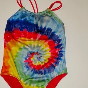 Candy Girl tie dye L one piece bathing suit swimsuit